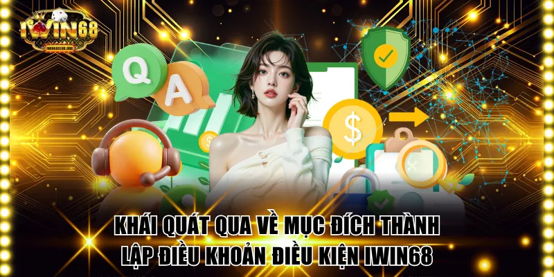 Khái quát qua về mục đích thành lập điều khoản điều kiện IWIN68